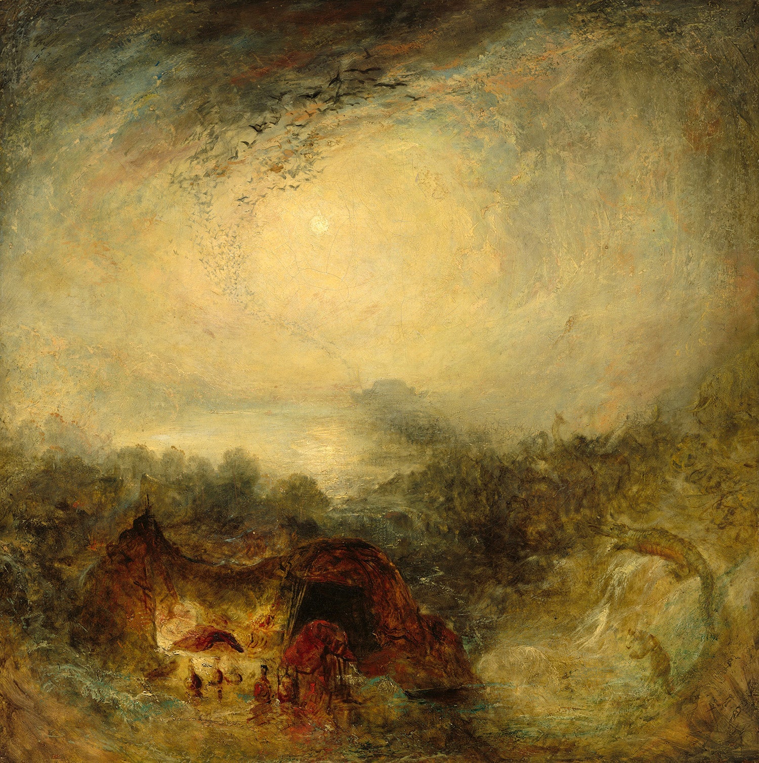 The Evening of the Deluge by Joseph Mallord William Turner Art Print