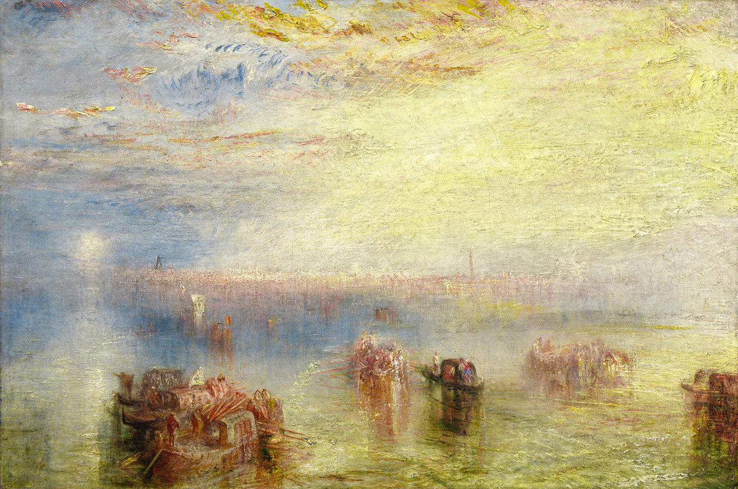 Approach to Venice by Joseph Mallord William Turner Art Print