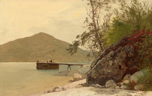 Landing at Sabbath Day Point by John Frederick Kensett Art Print