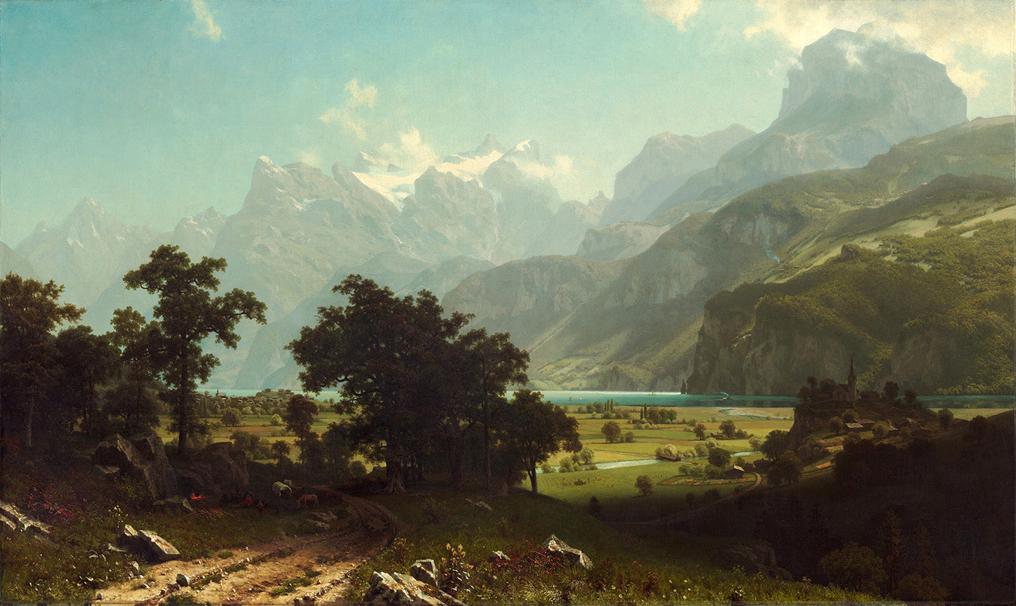 Lake Lucerne by Albert Bierstadt Art Print