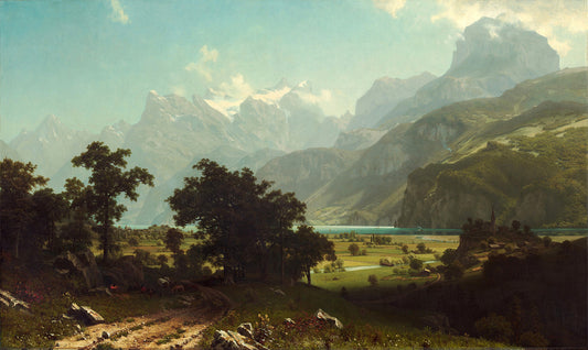 Lake Lucerne by Albert Bierstadt Art Print