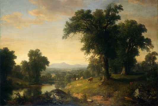 A Pastoral Scene by Asher Brown Durand Art Print