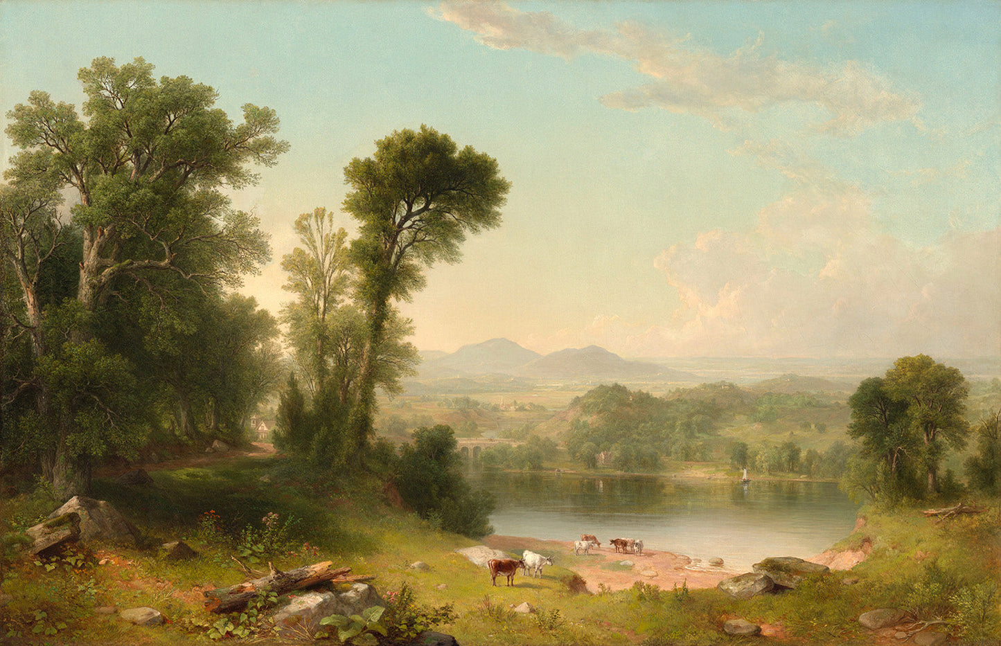 Pastoral Landscape by Asher Brown Durand Art Print
