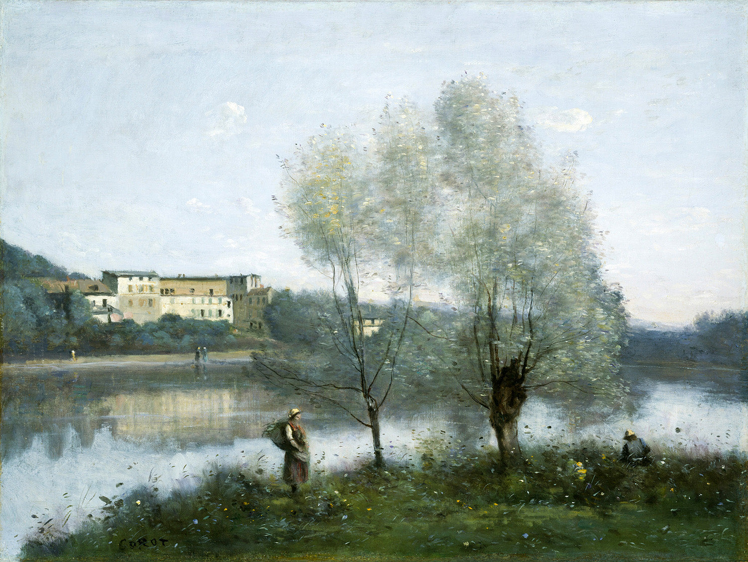 Ville-d'Avray by Jean-Baptiste-Camille Corot Art Print