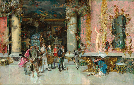 The Choice of a Model by Mariano Fortuny Marsal Art Print