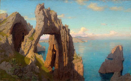 Natural Arch at Capri by William Stanley Haseltine Art Print