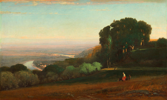 View of the Tiber near Perugia by George Inness Art Print