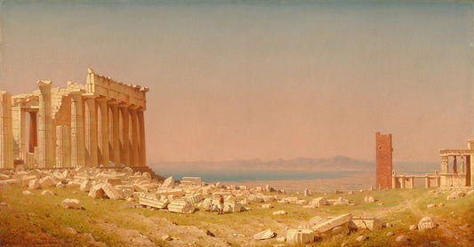 Ruins of the Parthenon by Sanford Robinson Gifford Art Print