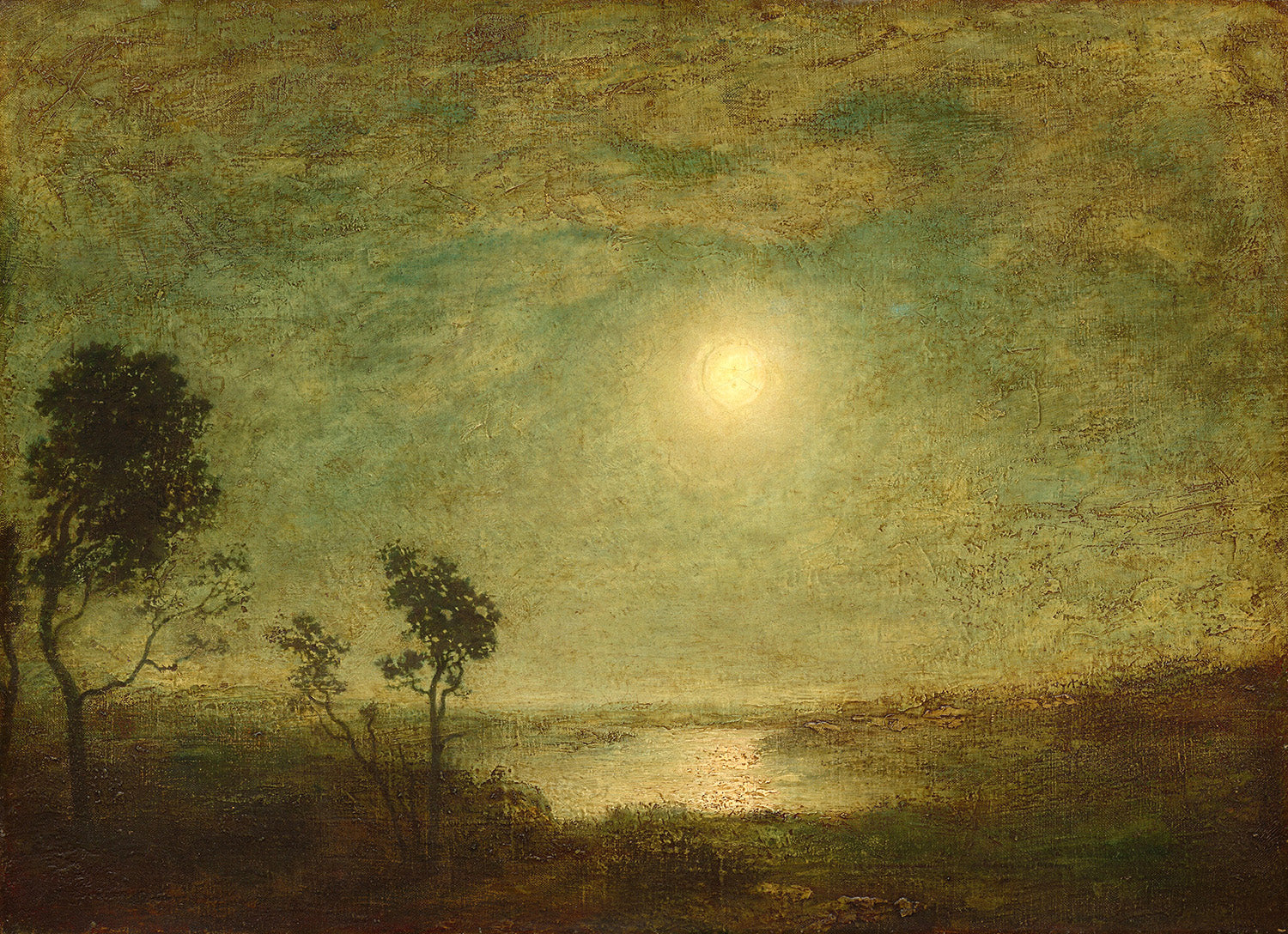 Moonlight by Ralph Albert Blakelock Art Print