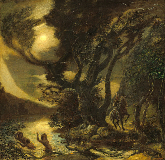 Siegfried and the Rhine Maidens by Albert Pinkham Ryder Art Print
