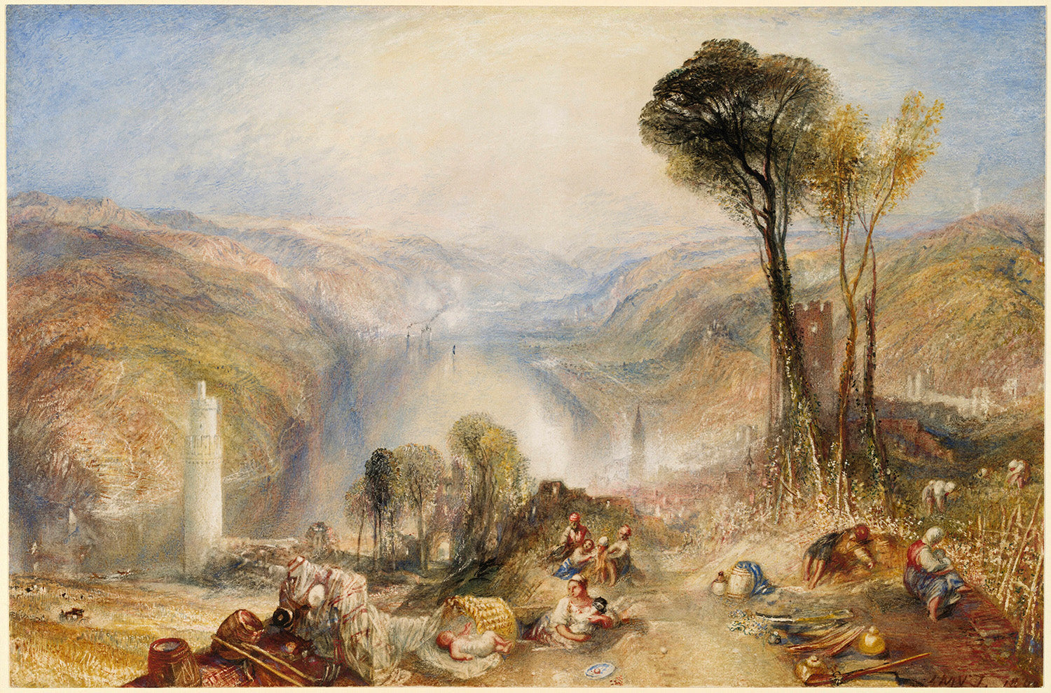 Oberwesel by Joseph Mallord William Turner Art Print