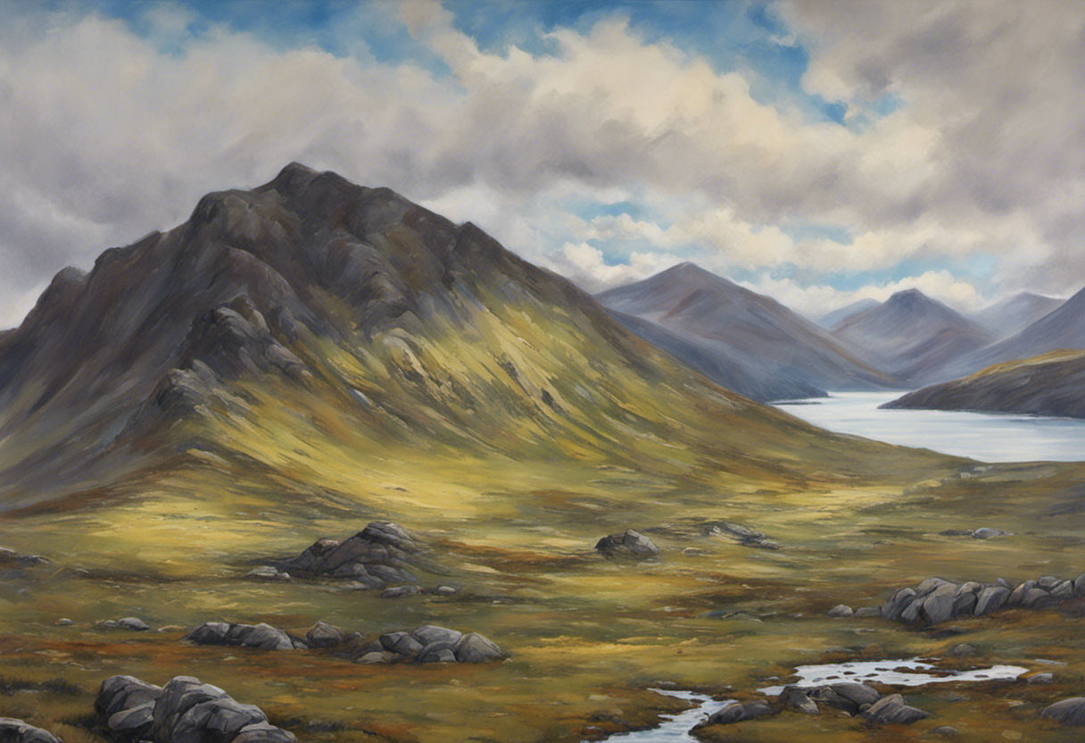 Scottish Highlands Painting I Art Print