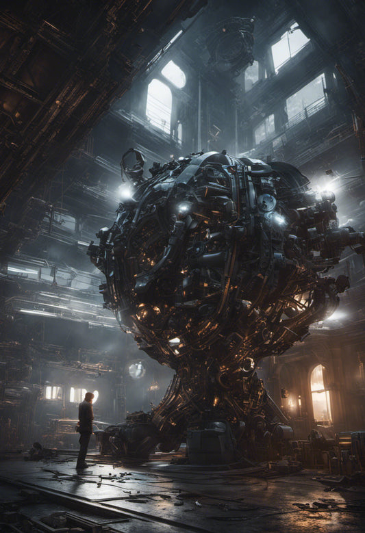 The Creation Sci-fi digital Painting Art Print