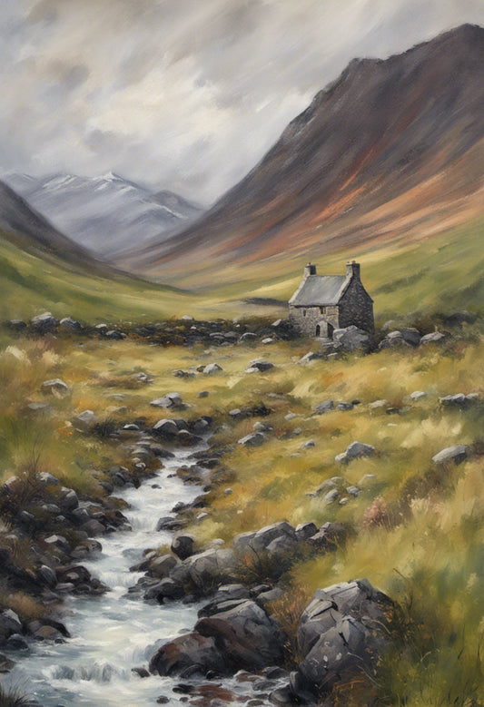 Scottish Highlands Painting V Art Print