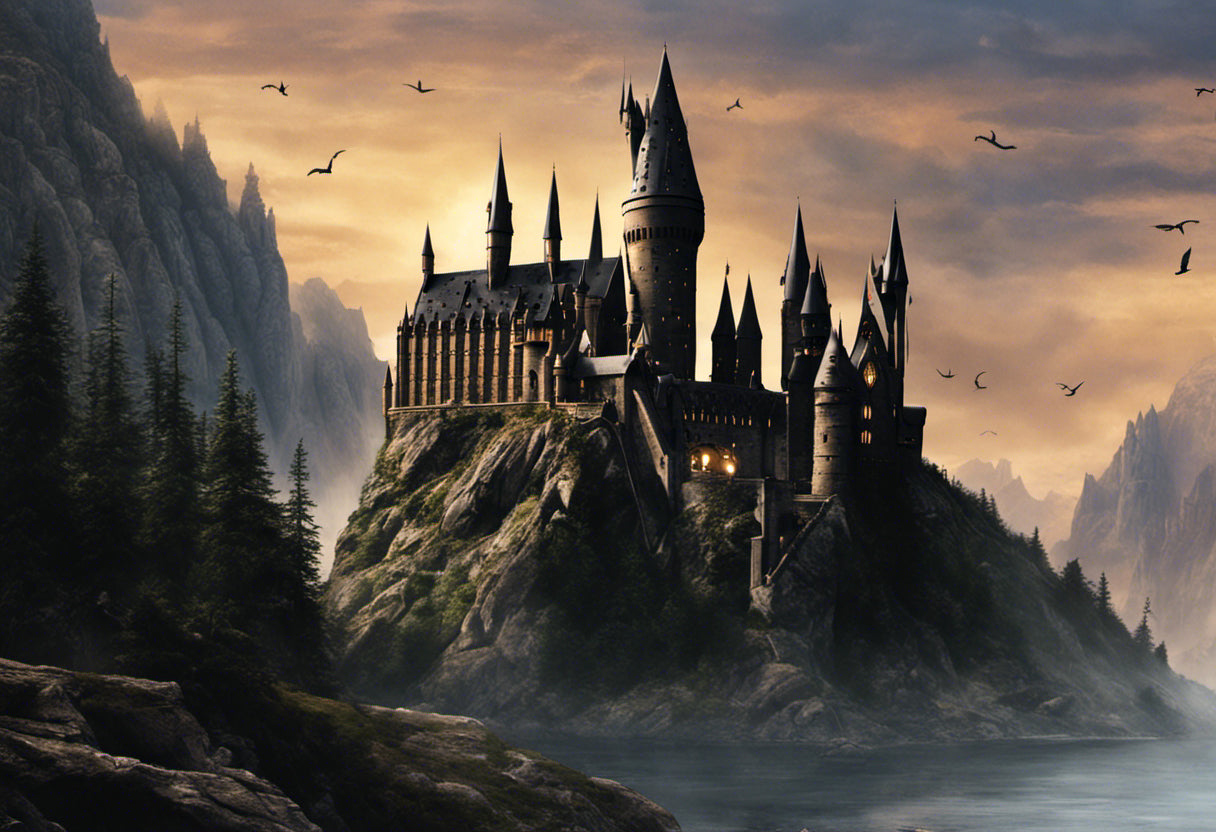 Wizarding World Castle Digital Matte Painting Art Print