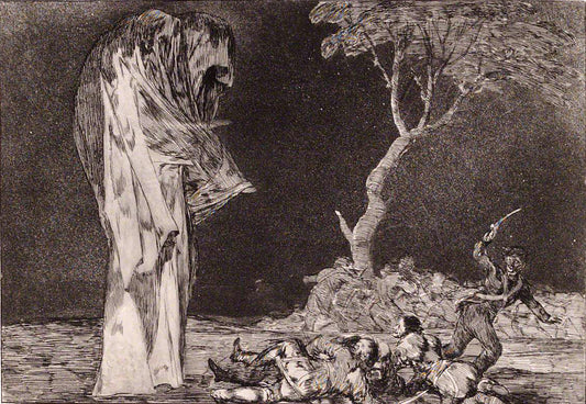 Disparate de miedo by Francisco de Goya Art Print