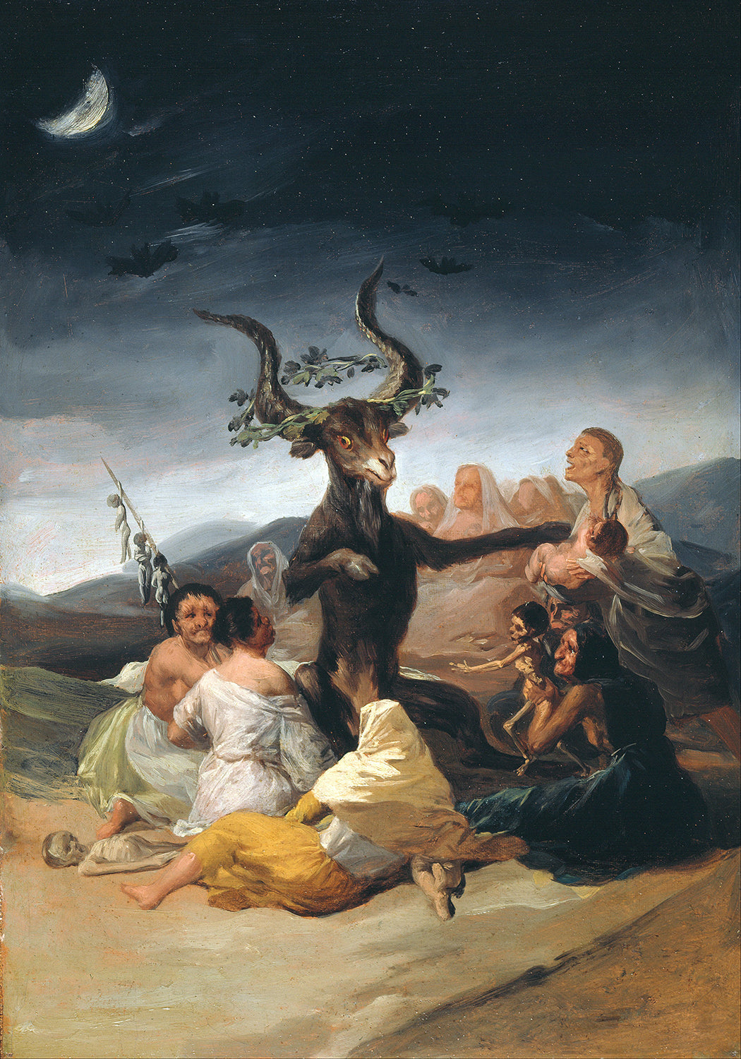 Witches Sabbath by Francisco de Goya Art Print