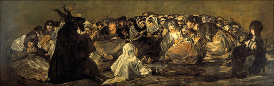 Witches' Sabbath (The Great He-Goat) by Francisco de Goya Art Print