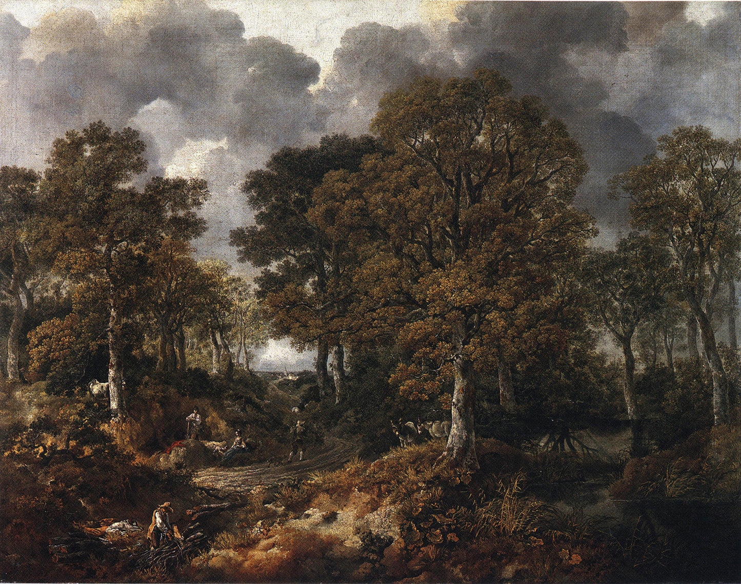 Cornard Wood, near Sudbury, Suffolk by Thomas Gainsborough Art Print