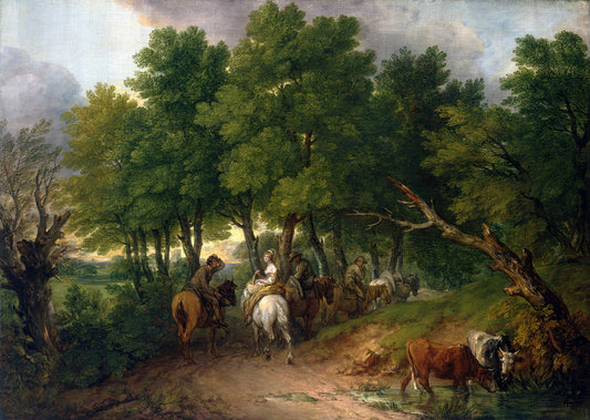 Road from Market by Thomas Gainsborough Art Print