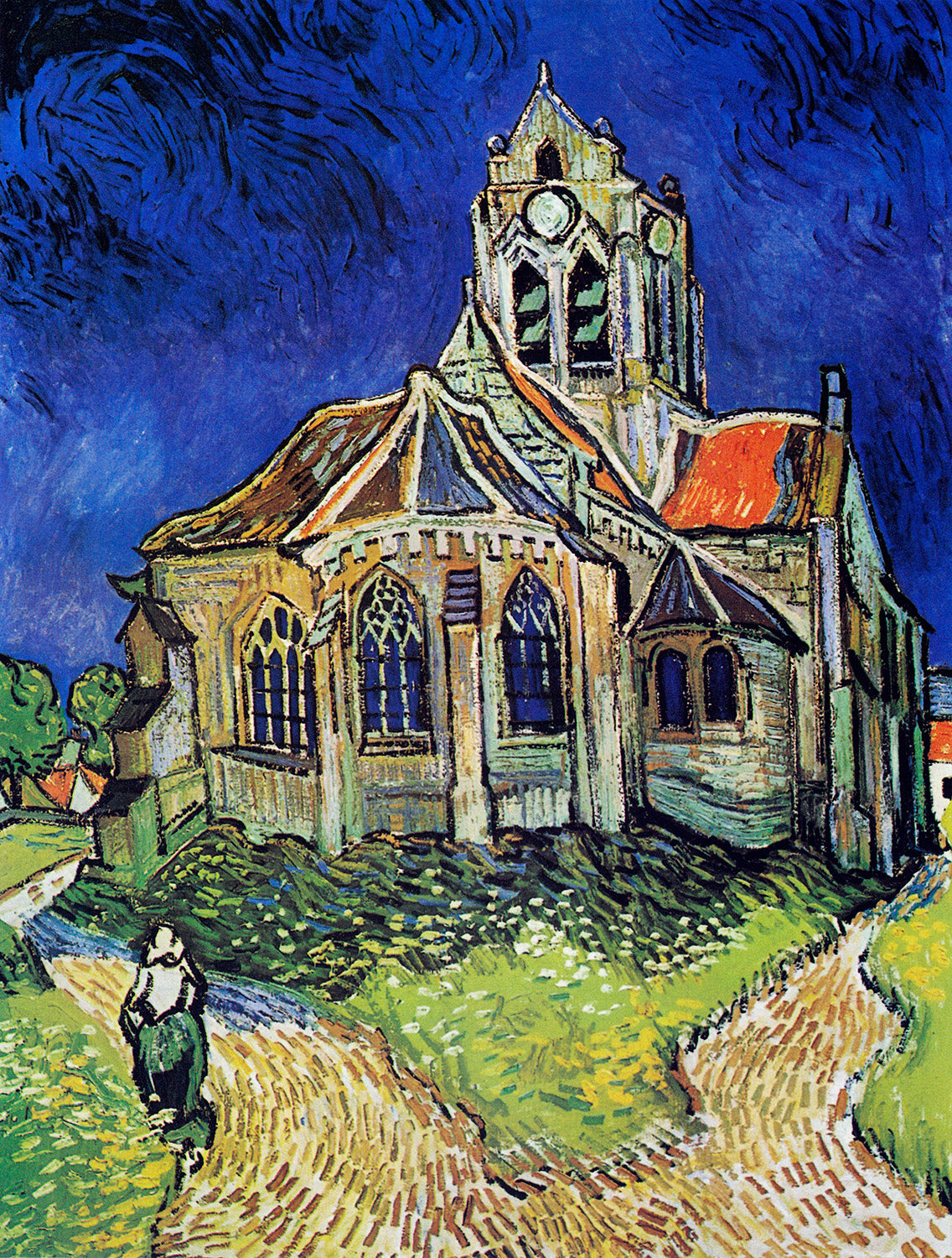 The Church at Auvers by Vincent van Gogh Art Print