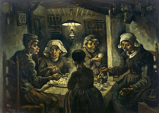 The Potato Eaters Painting by Vincent van Gogh Art Print