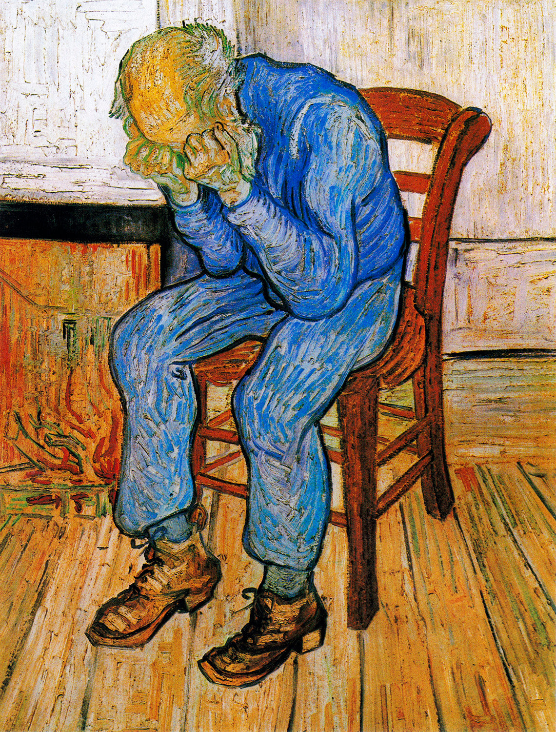 At Eternity's Gate by Vincent van Gogh Art Print