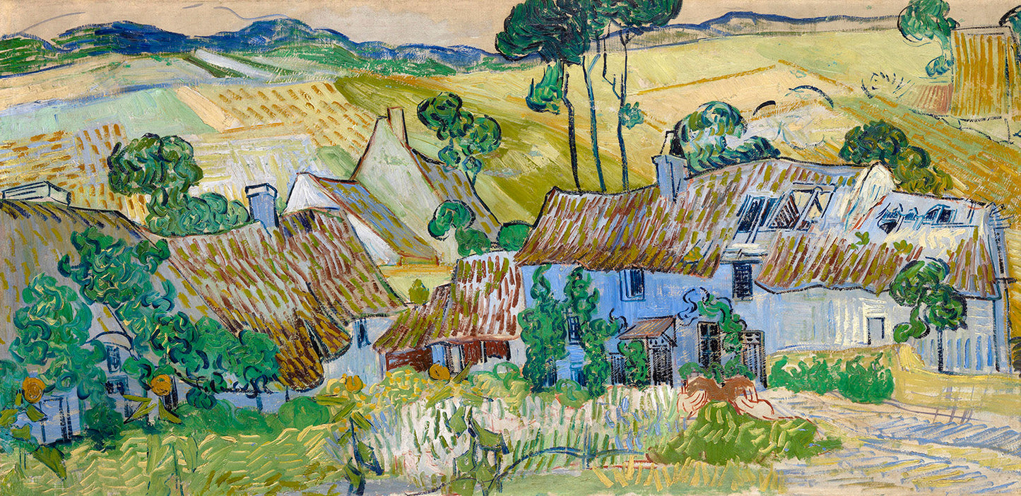 Farms near Auvers by Vincent van Gogh Art Print