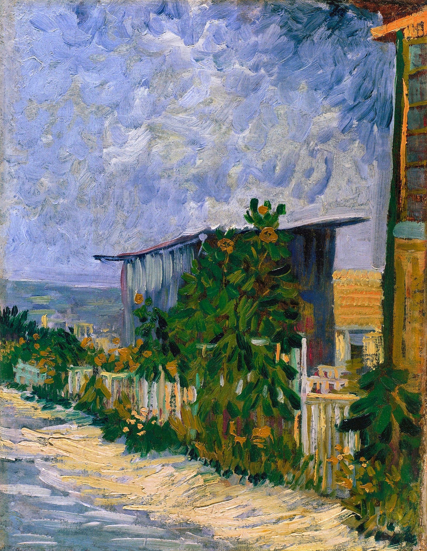 Shelter on Montmartre by Vincent van Gogh Art Print