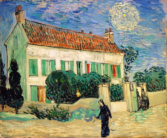 White House at Night by Vincent van Gogh Art Print