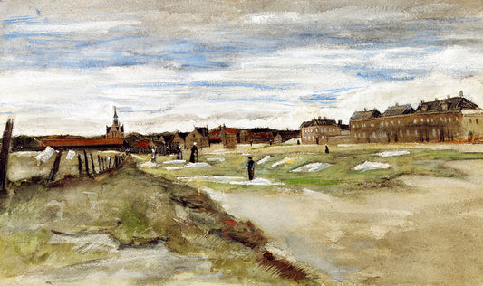 Bleaching Ground at Scheveningen by Vincent van Gogh Art Print
