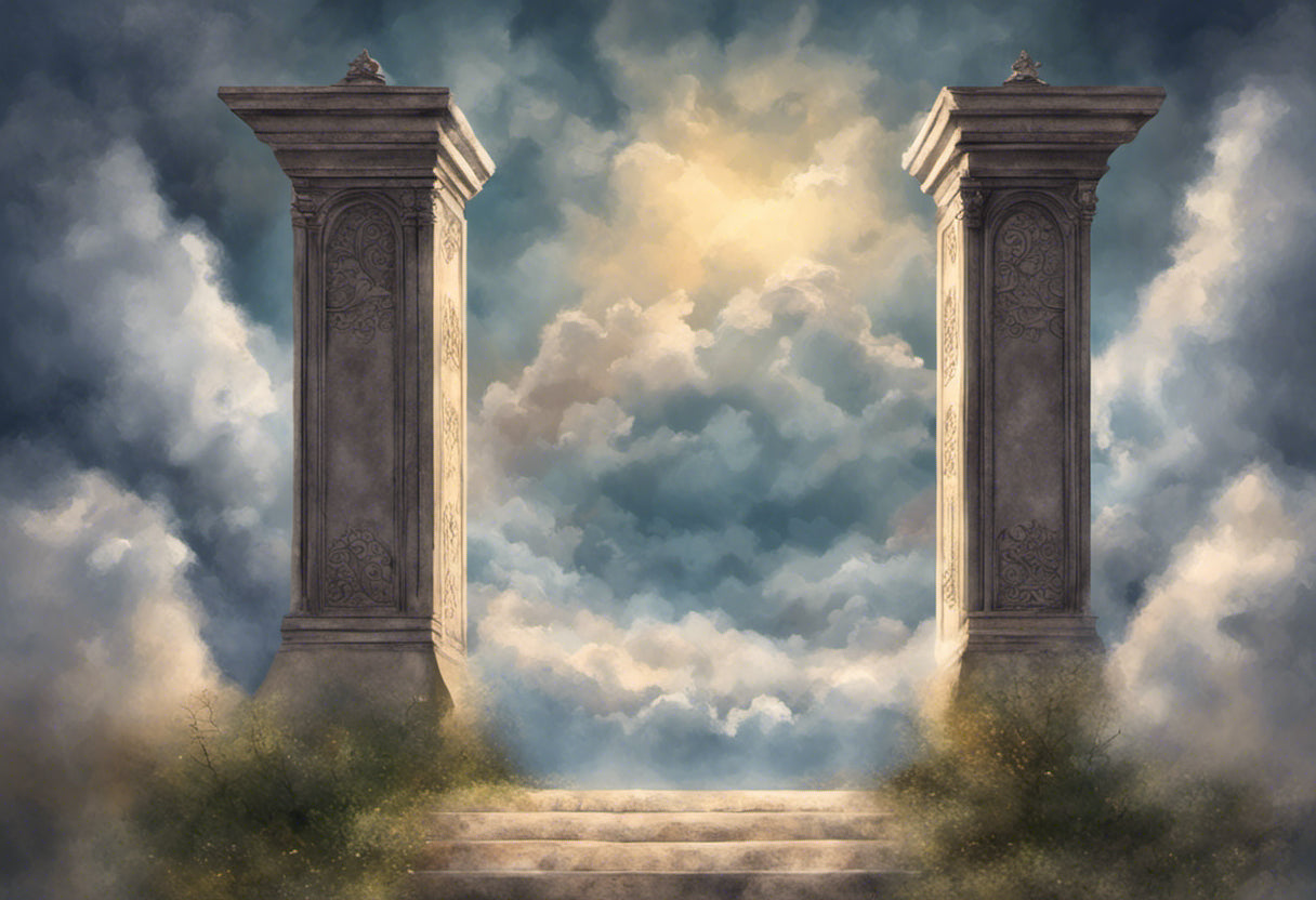 The Gate to Heaven Oil Painting II Art Print
