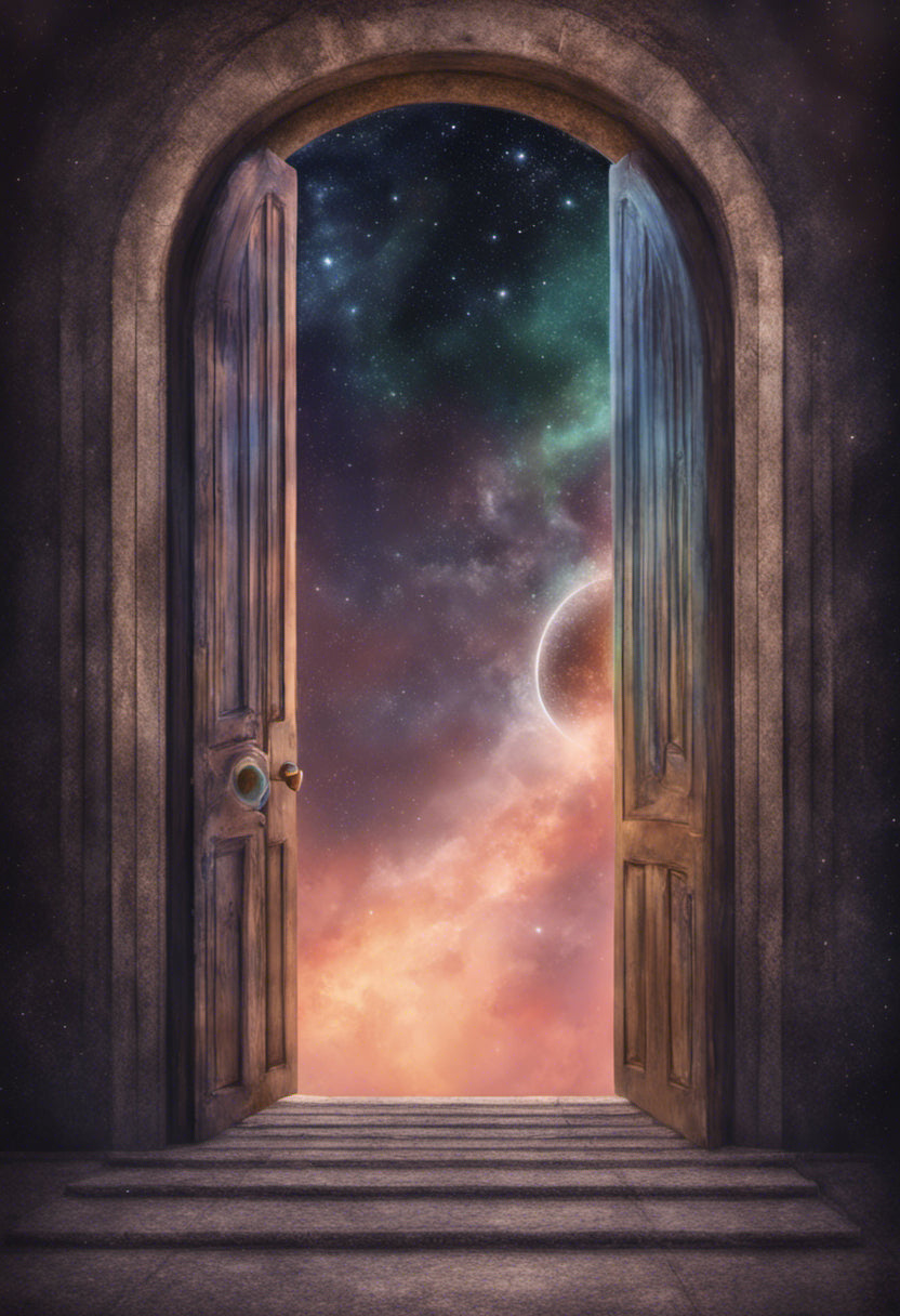 Doorway to The Stars Digital Painting Art Print
