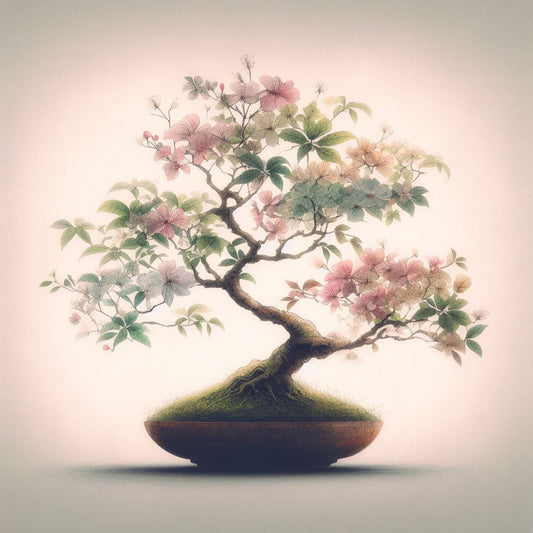 Bonsai Tree Digital Painting II Art Print