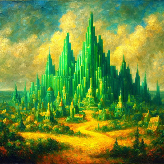 Emerald City Oil Painting Art Print