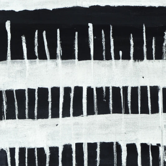 Stripes and Drips II Art Print