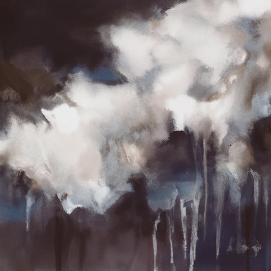 Clouds Across A Midnight Sky II Art Print