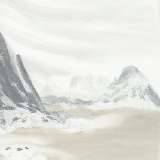 Abstract Snowscape I Art Print