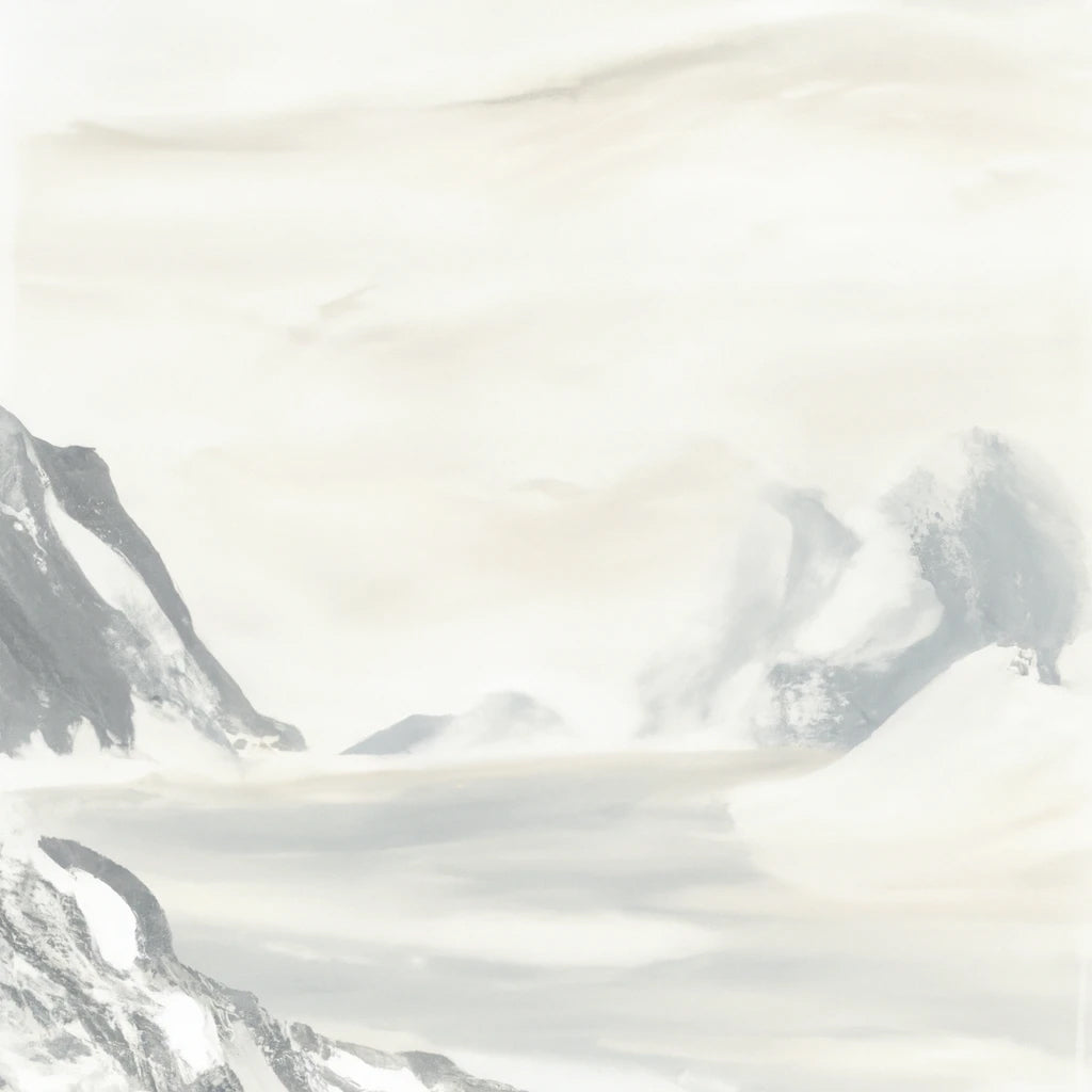 Abstract Snowscape IV Art Print – Keep Calm Collection