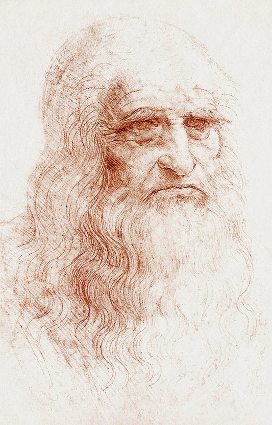 Self-portrait (1512) by Leonardo da Vinci Art Print