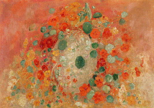 Nasturtiums by Odilon Redon Art Print