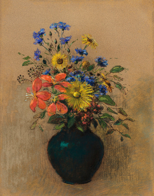 Wildflowers by Odilon Redon Art Print