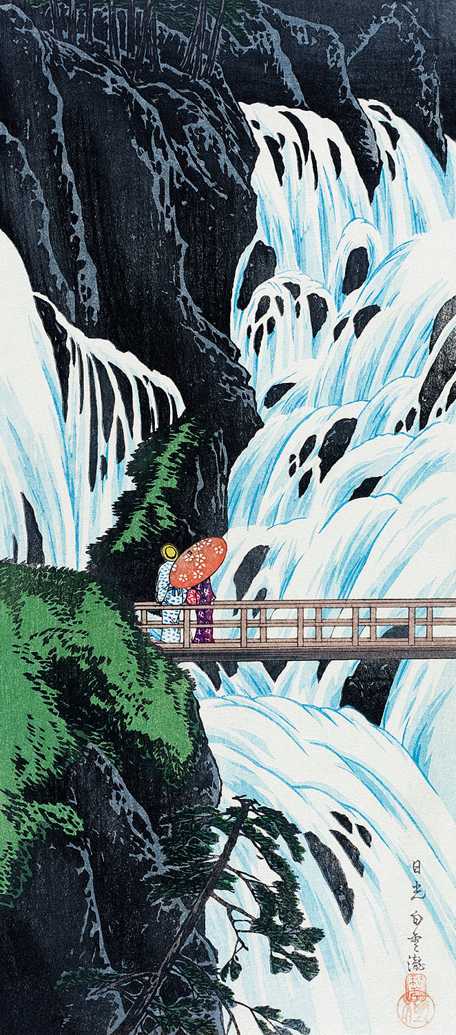 Shiragumo Waterfall of Nikko by Hiroaki Takahashi Art Print