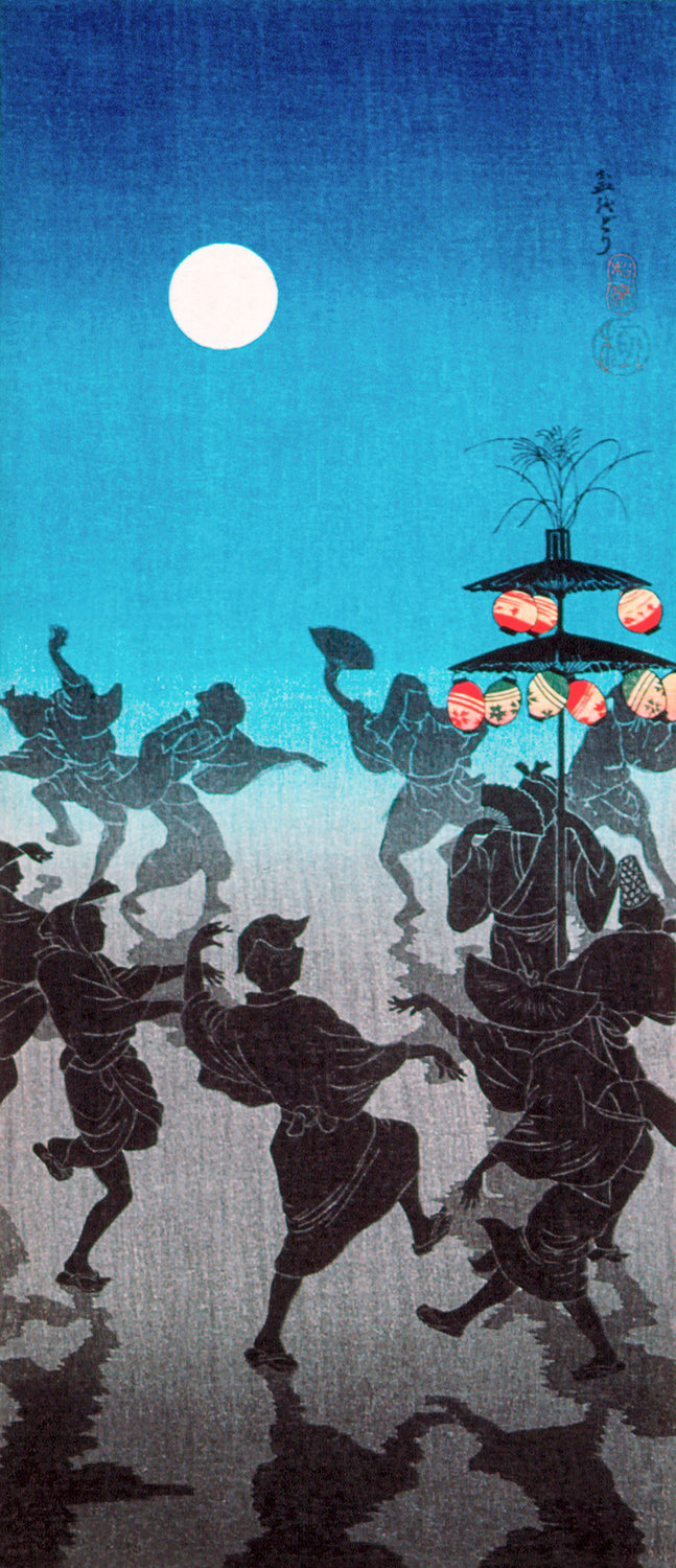Dance for Obon Festival by Hiroaki Takahashi Art Print