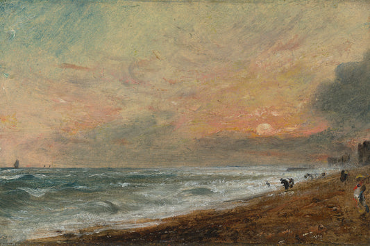 Hove Beach by John Constable Art Print