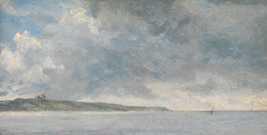 Coastal Scene with Cliffs by John Constable Art Print