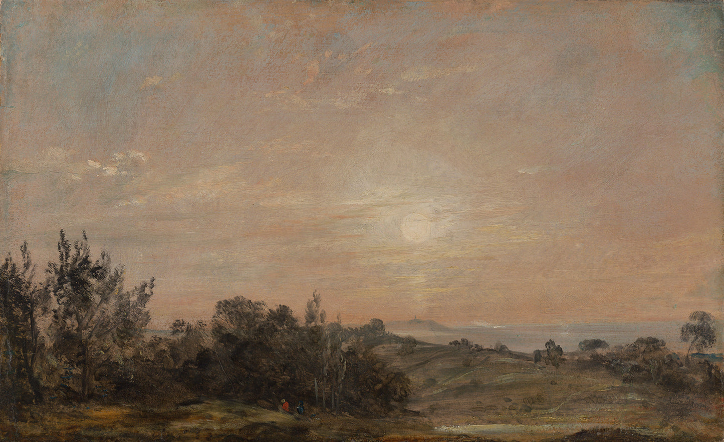Hampstead Heath looking towards Harrow by John Constable Art Print