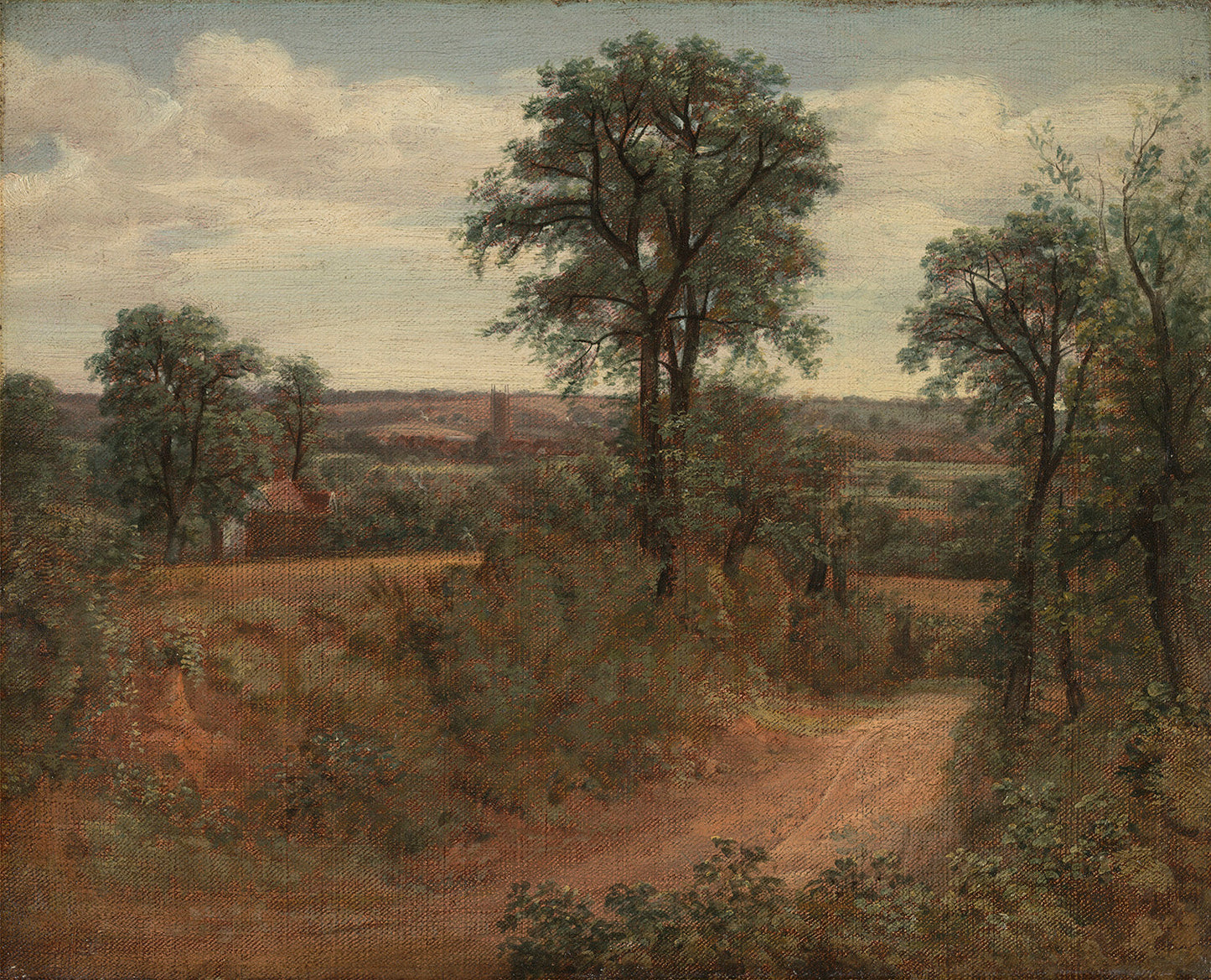 Lane near Dedham by John Constable Art Print
