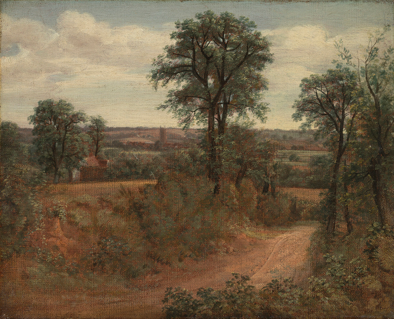 Lane near Dedham by John Constable Art Print