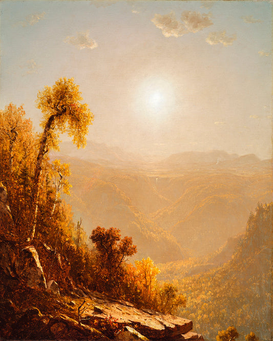 October in the Catskills by Sanford Robinson Gifford Art Print